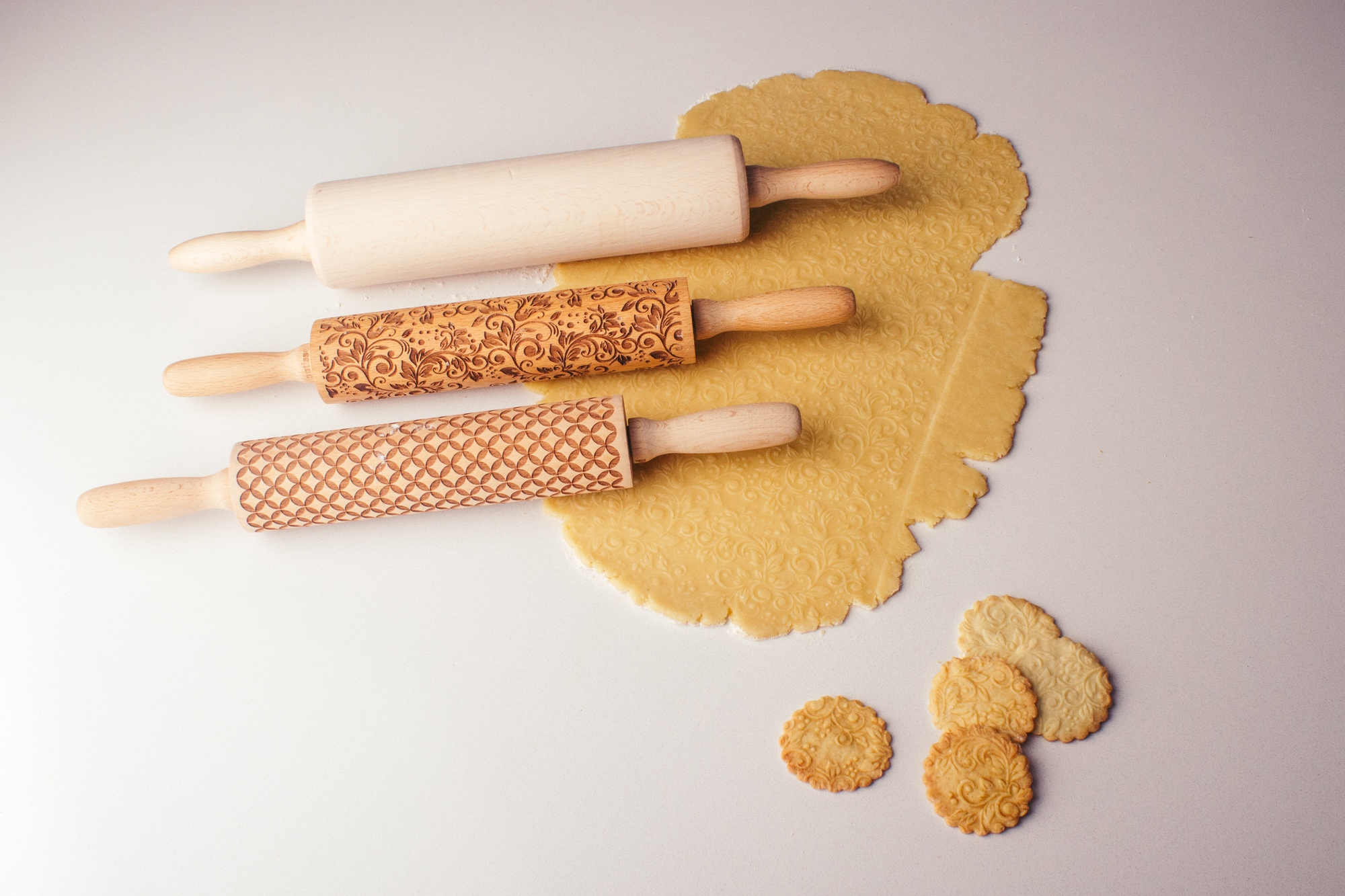 Patisse Rolling Pin Decorative 20cm Kitchenique