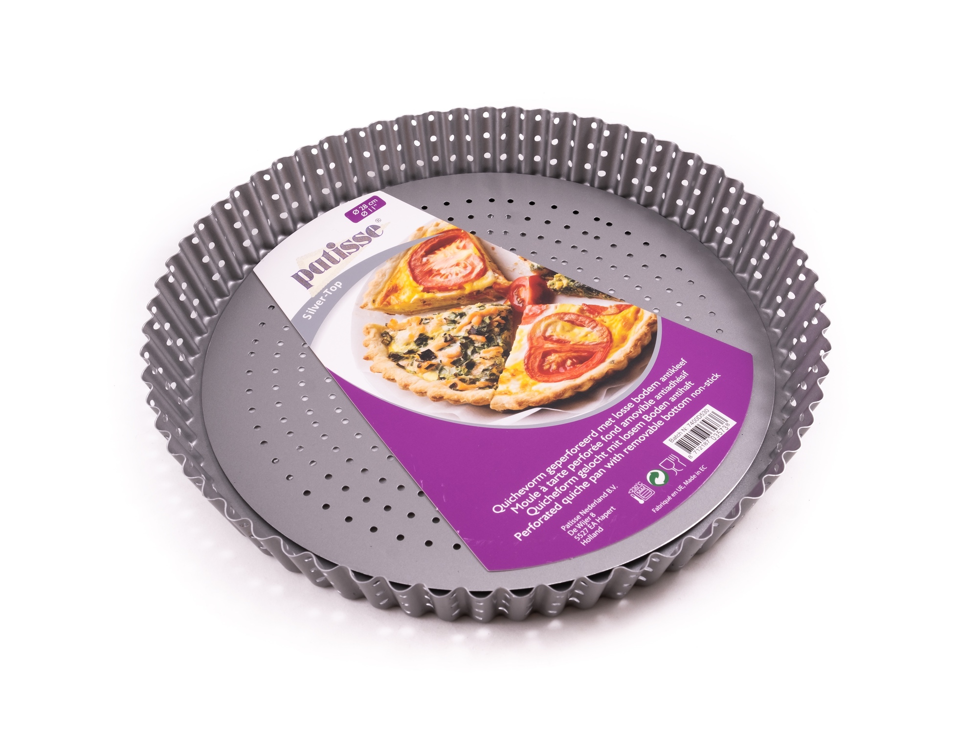 Patisse Quiche Pan Deep Loose Bottom 28cm Kitchenique