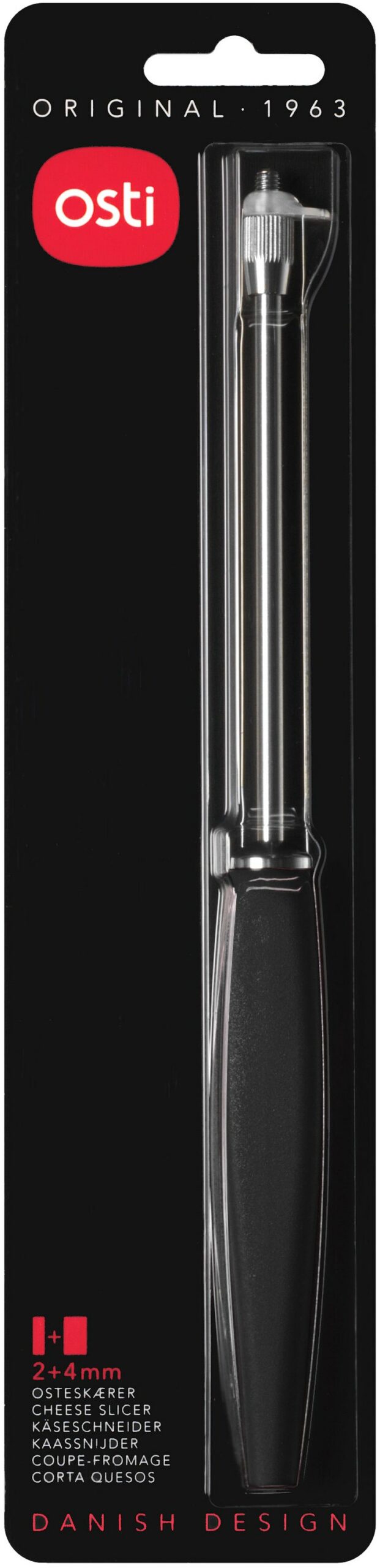 Osti Cheese Slicer Black Handle Kitchenique