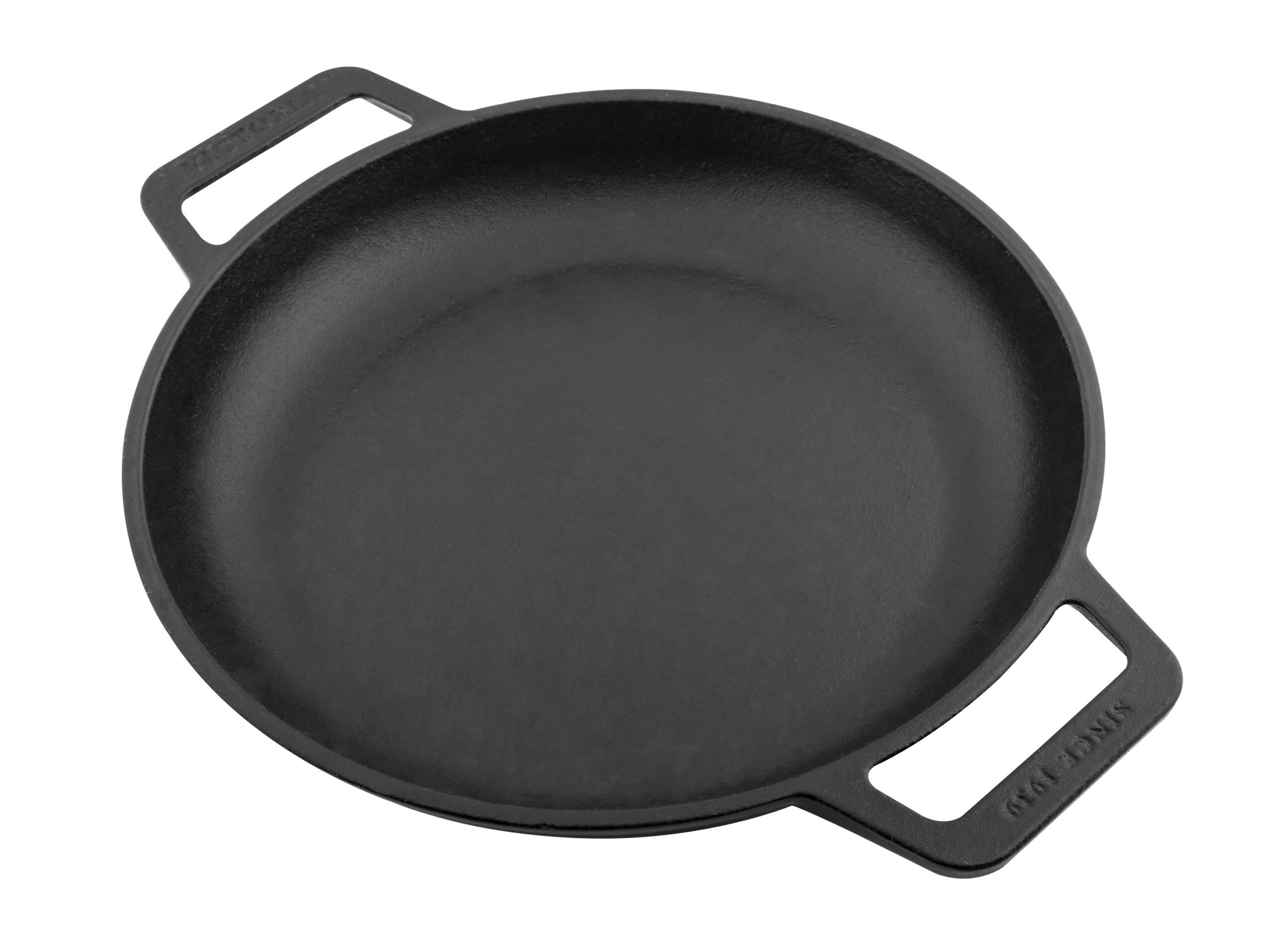 victoria cast iron pizza pan