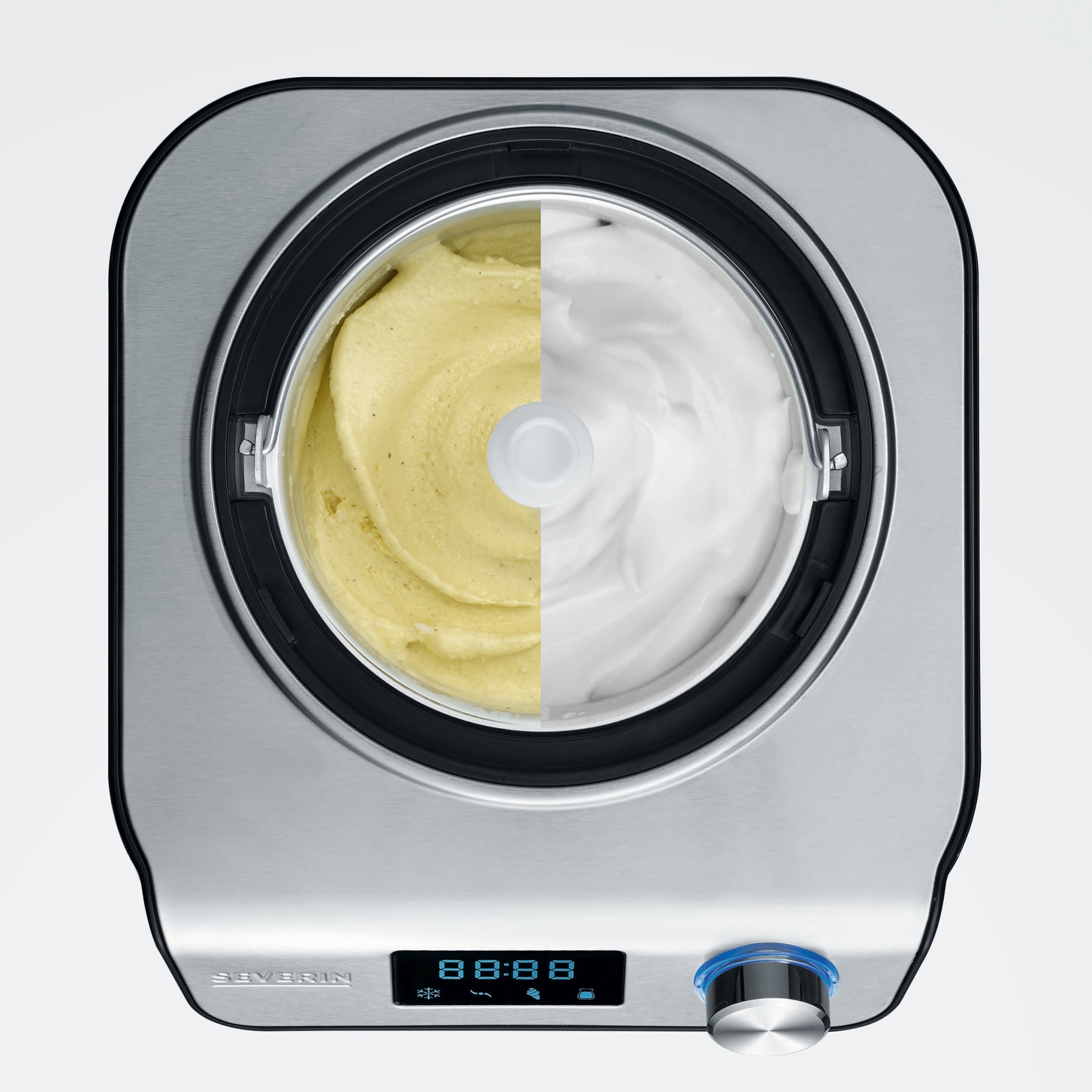 Severin Compact Ice Cream & Yoghurt Maker Black Kitchenique