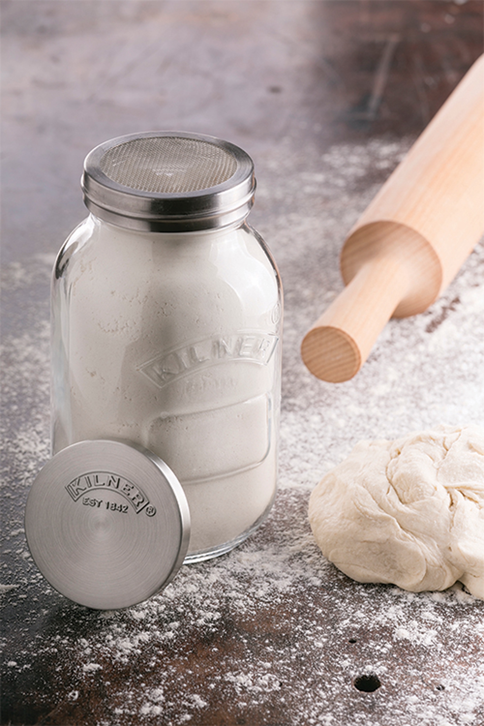 Kilner Storage Jar with Sifter Lid 1LT Kitchenique