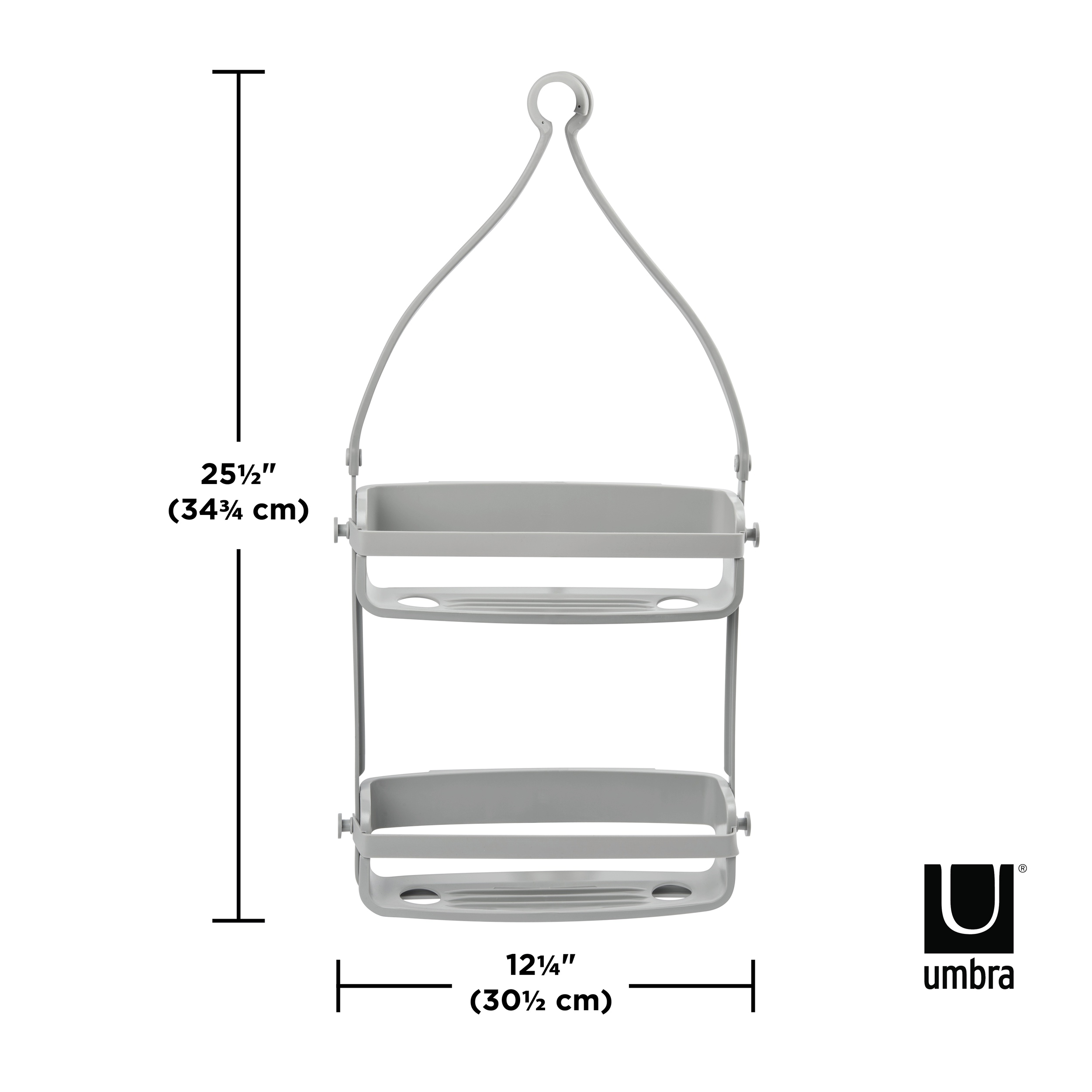 Umbra Flex Shower Caddy Grey Kitchenique