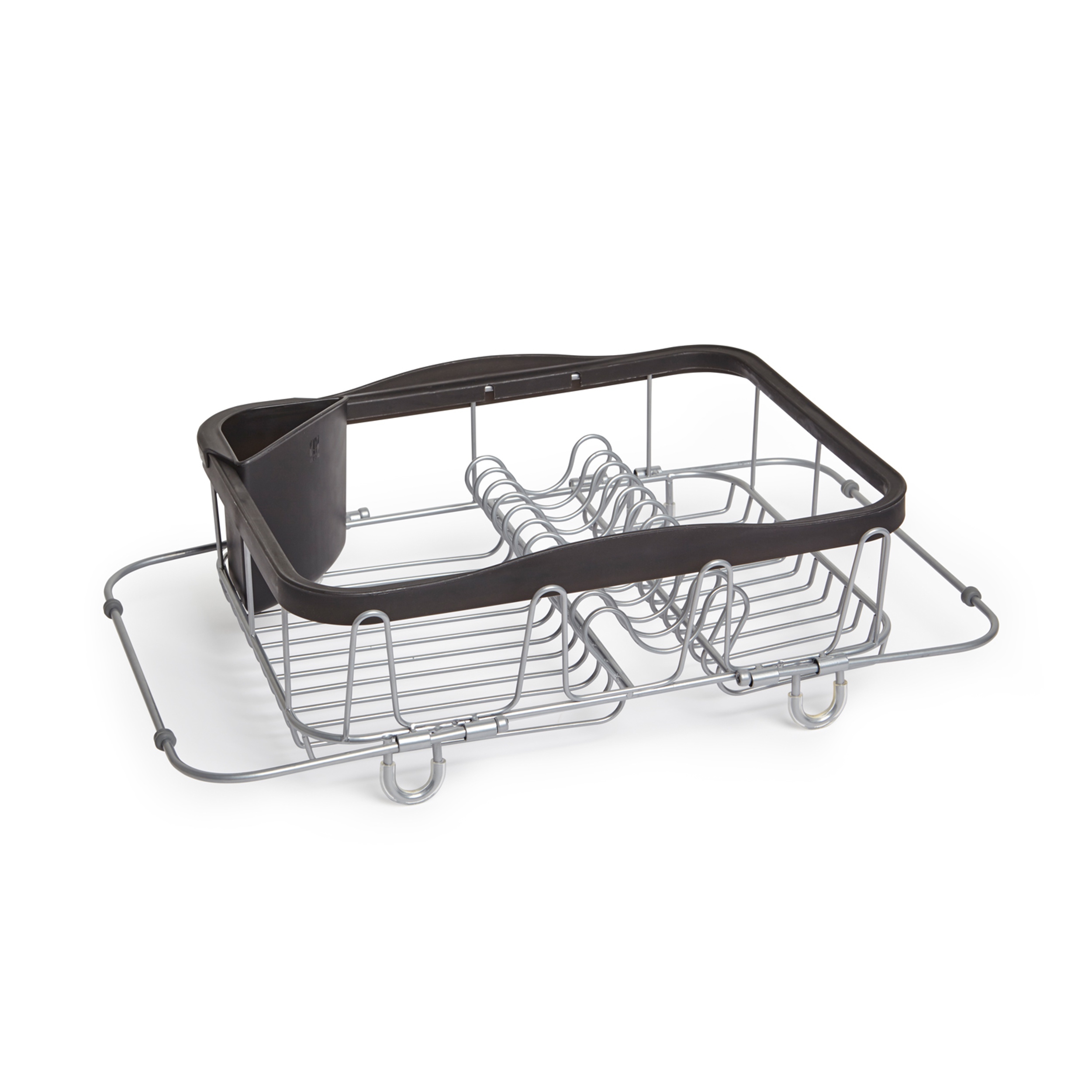 Umbra Sinkin 3 in1 Dish Rack Black Nickel Kitchenique