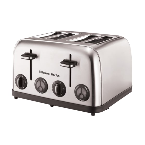 Russel Hobbs 4 Slice Toaster Stainless Steel Kitchenique