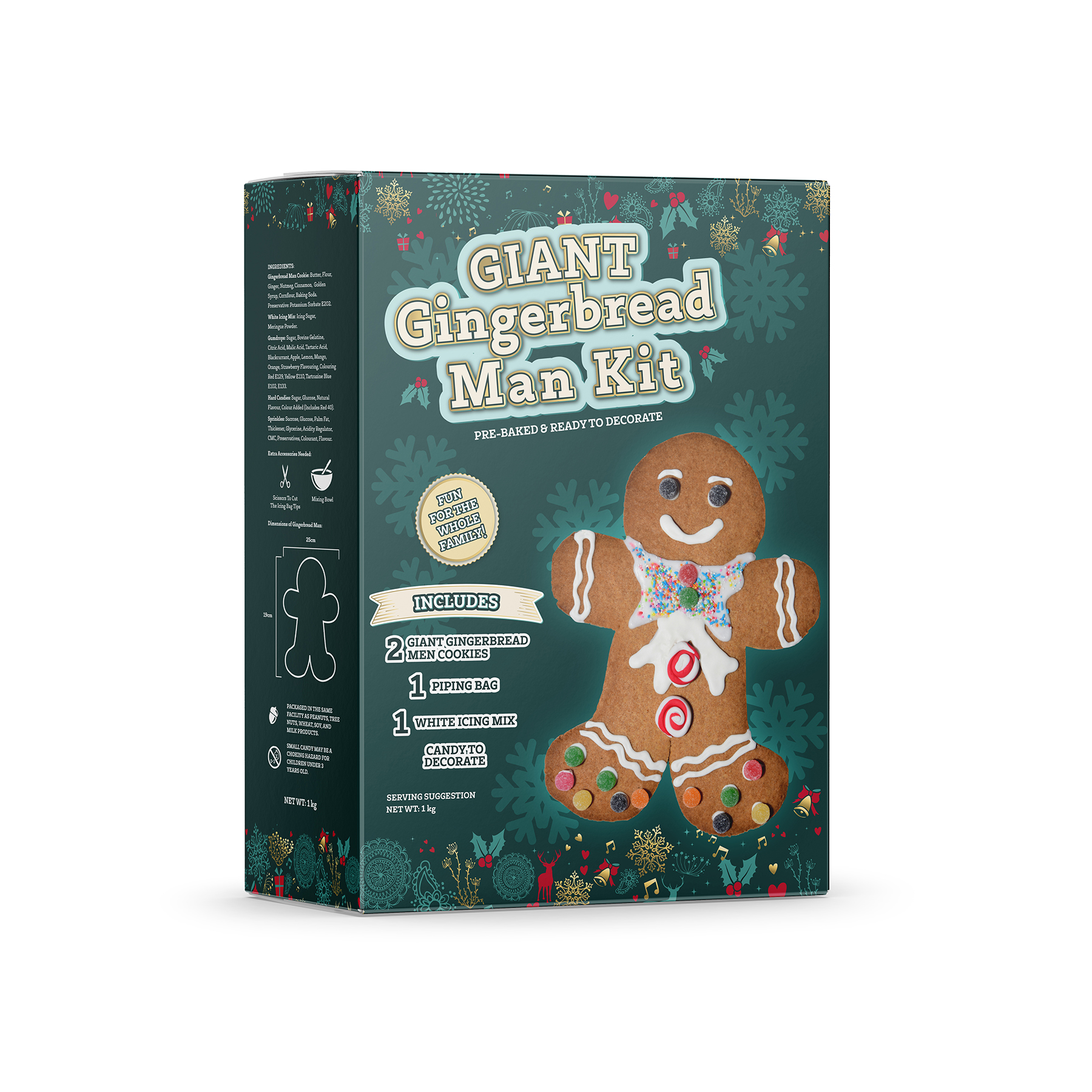 Gingerbread Man Kit Kitchenique