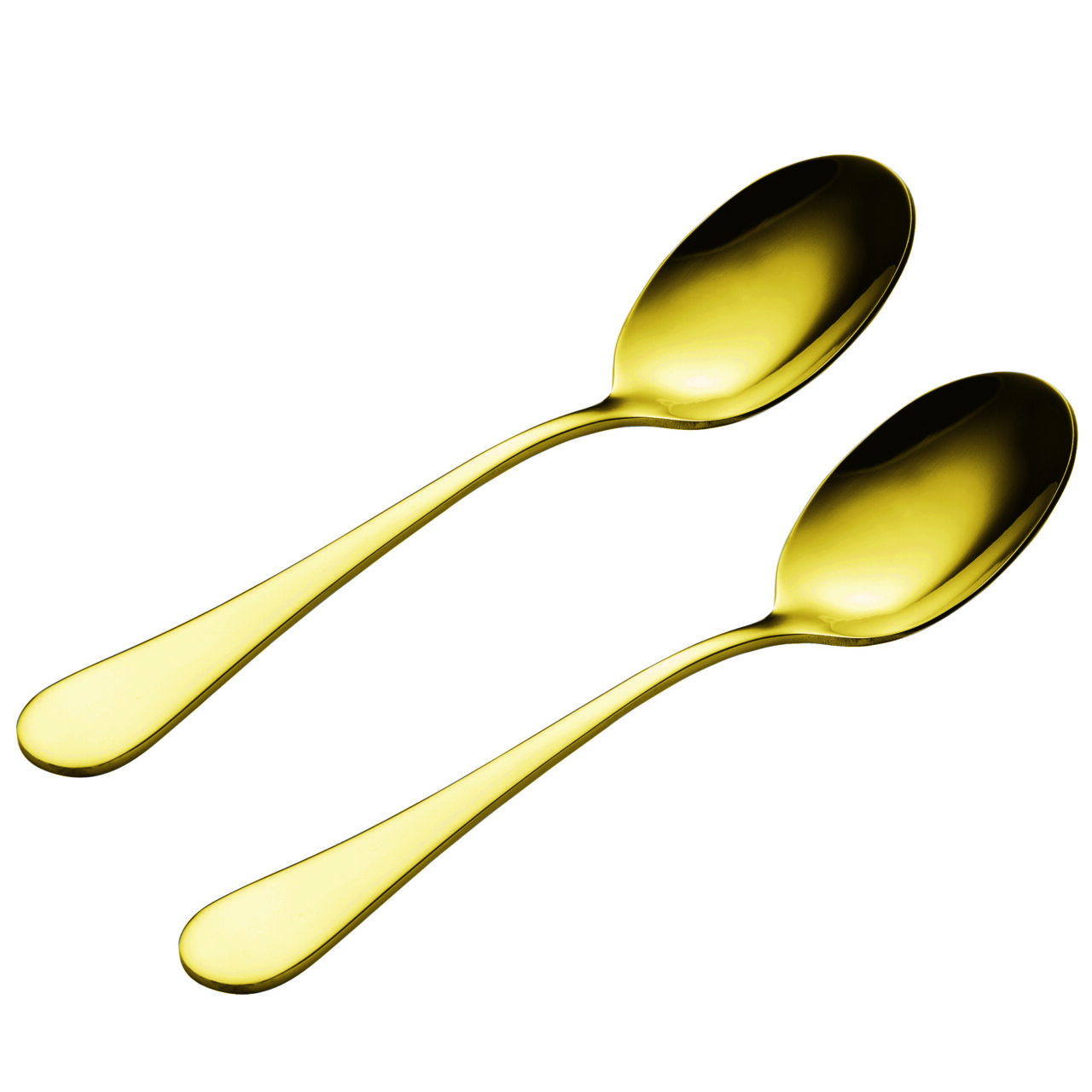 Viners Select Gold Serving Spoons 2 Piece Kitchenique