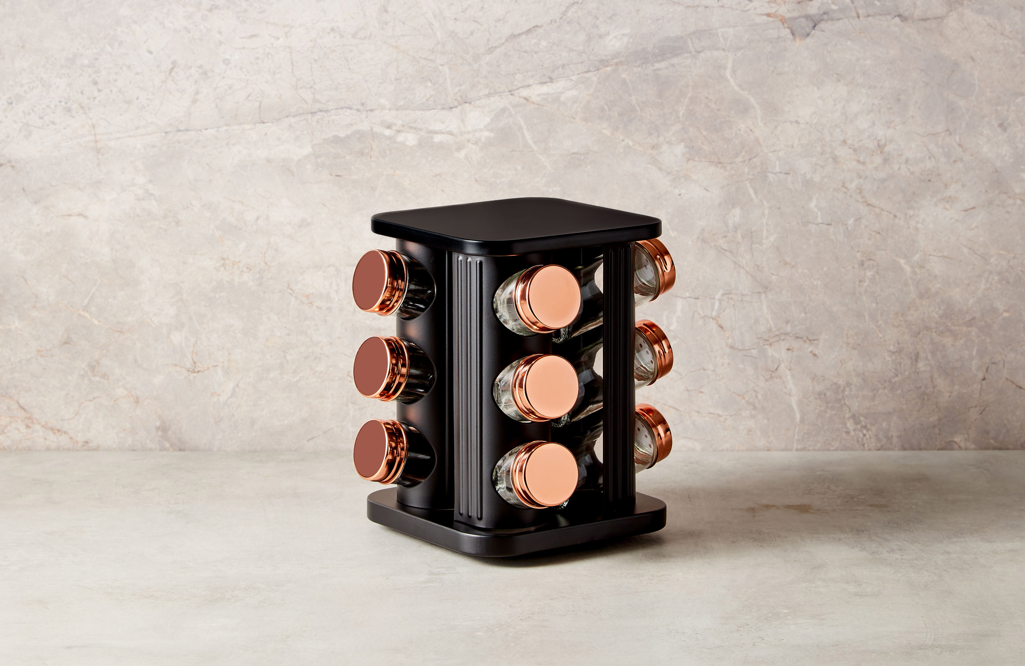 Maxwell Williams Astor Spice Rack Black 12 Pc Kitchenique